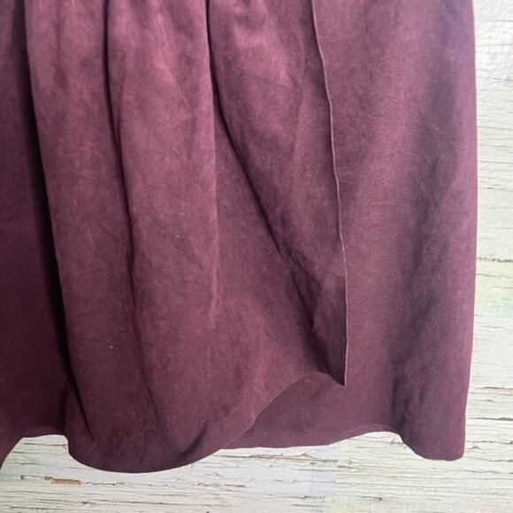 Artitzia Wilfred Free Nescher Skirt Maroon Wine  size xs - Picture 3 of 7